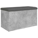 vidaXL betonszürke szerelt fa tárolópad 82 x 42 x 45 cm