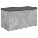 vidaXL betonszürke szerelt fa tárolópad 82 x 42 x 45 cm