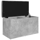 vidaXL betonszürke szerelt fa tárolópad 82 x 42 x 45 cm