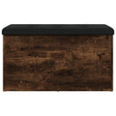vidaXL füstös tölgy színű szerelt fa tárolópad 82 x 42 x 45 cm