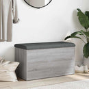 vidaXL szürke sonoma színű szerelt fa tárolópad 82 x 42 x 45 cm