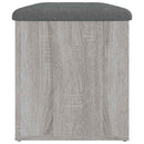 vidaXL szürke sonoma színű szerelt fa tárolópad 82 x 42 x 45 cm