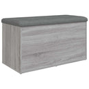 vidaXL szürke sonoma színű szerelt fa tárolópad 82 x 42 x 45 cm