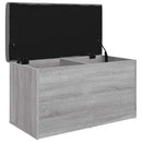 vidaXL szürke sonoma színű szerelt fa tárolópad 82 x 42 x 45 cm