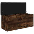 vidaXL füstös tölgy színű szerelt fa tárolópad 102 x 42 x 45 cm
