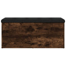 vidaXL füstös tölgy színű szerelt fa tárolópad 102 x 42 x 45 cm