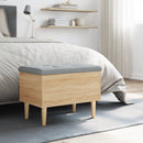 vidaXL sonoma tölgy színű szerelt fa tárolópad 62x42x46 cm