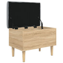 vidaXL sonoma tölgy színű szerelt fa tárolópad 62x42x46 cm