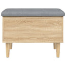 vidaXL sonoma tölgy színű szerelt fa tárolópad 62x42x46 cm