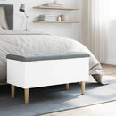 vidaXL fehér szerelt fa tárolópad 82x42x46 cm