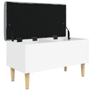 vidaXL fehér szerelt fa tárolópad 82x42x46 cm