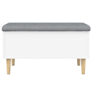 vidaXL fehér szerelt fa tárolópad 82x42x46 cm