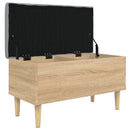vidaXL sonoma tölgy színű szerelt fa tárolópad 82x42x46 cm