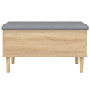 vidaXL sonoma tölgy színű szerelt fa tárolópad 82x42x46 cm
