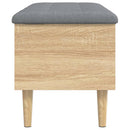 vidaXL sonoma tölgy színű szerelt fa tárolópad 82x42x46 cm