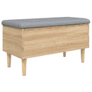 vidaXL sonoma tölgy színű szerelt fa tárolópad 82x42x46 cm