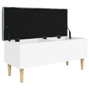 vidaXL fehér szerelt fa tárolópad 102x42x46 cm