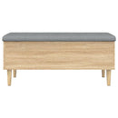 vidaXL sonoma tölgy színű szerelt fa tárolópad 102x42x46 cm