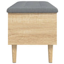 vidaXL sonoma tölgy színű szerelt fa tárolópad 102x42x46 cm