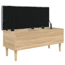 vidaXL sonoma tölgy színű szerelt fa tárolópad 102x42x46 cm