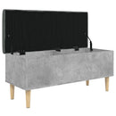 vidaXL betonszürke szerelt fa tárolópad 102x42x46 cm