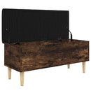 vidaXL füstös tölgy színű szerelt fa tárolópad 102x42x46 cm