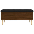 vidaXL barna tölgy színű szerelt fa tárolópad 102x42x46 cm