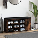 vidaXL füstös tölgy színű szerelt fa cipőpad 102 x 32 x 50 cm