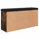 vidaXL füstös tölgy színű szerelt fa cipőpad 102 x 32 x 50 cm