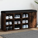 vidaXL füstös tölgy színű szerelt fa cipőpad 102 x 32 x 50 cm