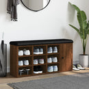 vidaXL barna tölgy színű szerelt fa cipőtároló pad 102 x 32 x 50 cm