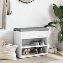 vidaXL fehér szerelt fa cipőtároló pad 62 x 32 x 50 cm