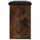 vidaXL füstös tölgy színű szerelt fa cipőpad 62 x 32 x 50 cm