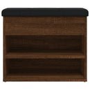 vidaXL barna tölgy színű szerelt fa cipőtároló pad 62 x 32 x 50 cm