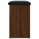 vidaXL barna tölgy színű szerelt fa cipőtároló pad 62 x 32 x 50 cm