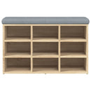 vidaXL sonoma tölgy színű szerelt fa cipőtároló pad 82 x 32 x 50 cm
