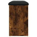 vidaXL füstös tölgy színű szerelt fa cipőpolc 82 x 32 x 50 cm