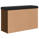 vidaXL barna tölgy színű szerelt fa cipőtároló pad 82 x 32 x 50 cm