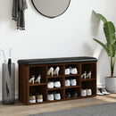 vidaXL barna tölgy színű szerelt fa cipőtároló pad 102 x 32 x 50 cm