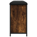 vidaXL füstös tölgy színű cipőpad lehajtható fiókkal 82x32x56 cm