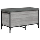 vidaXL szürke sonoma színű szerelt fa tárolópad 82 x 42 x 45 cm
