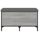 vidaXL szürke sonoma színű szerelt fa tárolópad 82 x 42 x 45 cm