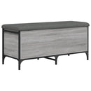 vidaXL szürke sonoma színű szerelt fa tárolópad 102 x 42 x 45 cm