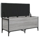 vidaXL szürke sonoma színű szerelt fa tárolópad 102 x 42 x 45 cm