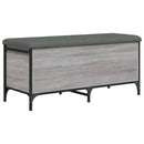 vidaXL szürke sonoma színű szerelt fa tárolópad 102 x 42 x 45 cm