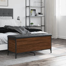 vidaXL barna tölgy színű szerelt fa tárolópad 102 x 42 x 45 cm