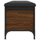 vidaXL barna tölgy színű szerelt fa tárolópad 102 x 42 x 45 cm