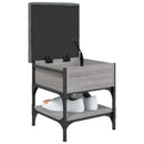 vidaXL szürke sonoma színű szerelt fa cipőtároló pad 42 x 42 x 45 cm