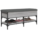 vidaXL szürke sonoma színű szerelt fa cipőtároló pad 102 x 42 x 45 cm