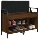 vidaXL barna tölgy színű szerelt fa cipőtároló pad 85,5 x 32 x 57,5 cm